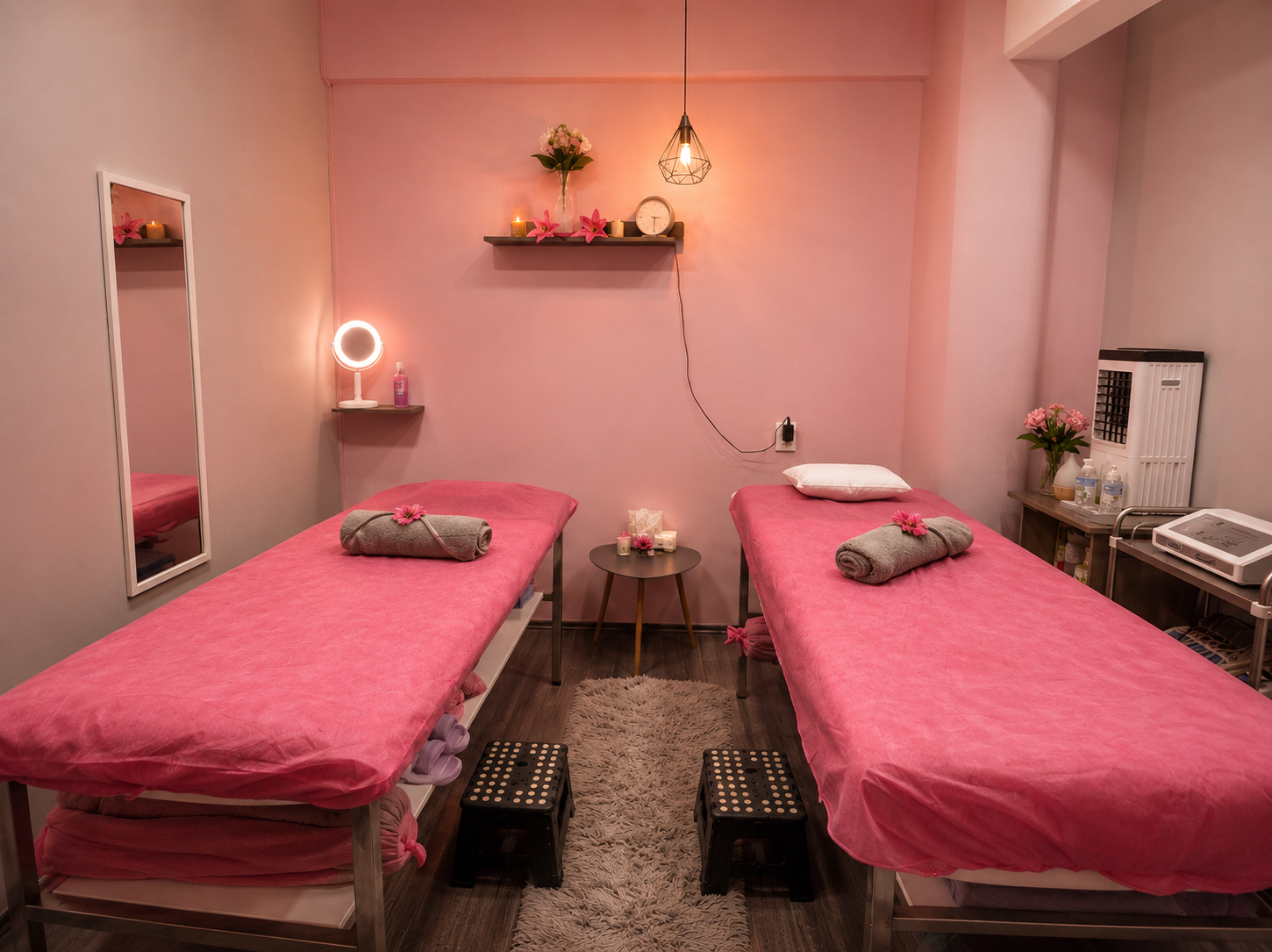 Cabina doble para tratamientos en AMM Arte Spa